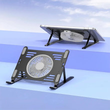 Підставка для ноутбуку/планшета Hoco DH22 Active Cooling – Чорний