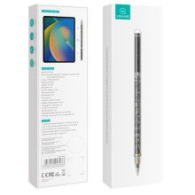 Стилус Usams US-ZB264 Transparent Magnetic Charding Tilt-sensitive Active Touch for iPad – Чорний