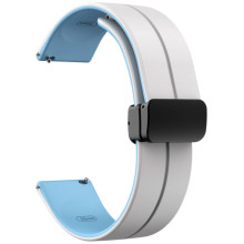 Силиконовый ремешок Classy для Smart Watch 20mm – Белый