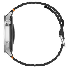 Силиконовый ремешок Wavy для Smart Watch 22mm – Черный