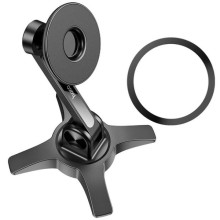 Магнитный держатель для телефона Hoco HD2 Joy ring – Черный