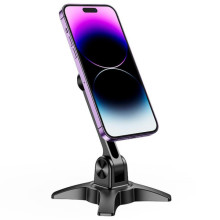 Магнитный держатель для телефона Hoco HD2 Joy ring – Черный