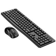 Бездротова клавіатура + миша Hoco DI94 Ultra Thin 2.4G – Чорний