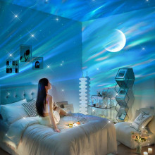 Проектор-нічник Galaxy Moon E24 2400 mAh – Білий