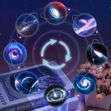 Проектор-ночник Galaxy E18 with Bluetooth and Remote Control + 4 discs 1800 mAh – Белый