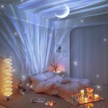 Проектор-ночник Galaxy Moon E24 2400 mAh – Белый