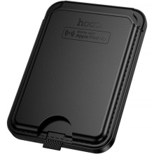 Кардхолдер магнітний Hoco E91I Tiger з трекером 120 mAh – Чорний