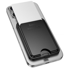 Кардхолдер магнітний Hoco E91I Tiger з трекером 120 mAh – Чорний