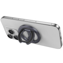 Магнітний тримач для телефону Hoco GH9 Double-ring – Сірий