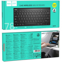 Беспроводная клавиатура Hoco GM70 Dragon mini 2.4G (English version) – Черный