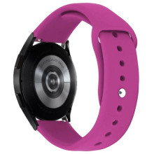 Силіконовий ремінець Sport для Smart Watch 20mm – Малиновий