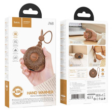 Портативный обогреватель для рук Hoco J168 Donut double-sided 2500 mAh – Brown