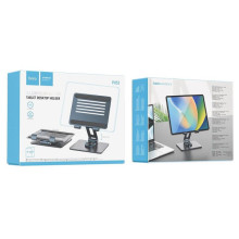 Подставка настольная Hoco PH52 Might metal rotating – Серый