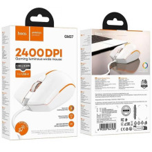 Миша дротова Hoco GM37 Wonderful Luminous – Білий