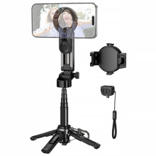 Монопод для селфи Hoco K27 Pro magnetic трипод + съемный BT пульт