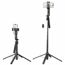 Монопод для селфи Hoco DYY04 трипод + съемный BT пульт – Черный