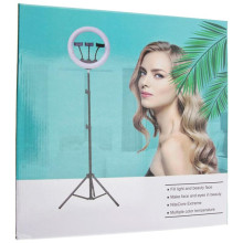 Кольцевая светодиодная LED лампа XD360 14" – Черный