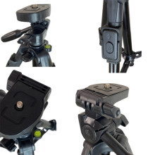 Штатив NeePho NP-3160S для съемки 30-68.5см с держателем+пульт – Черный