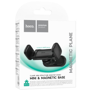 Держатель для телефона Hoco HD12 Supporter on magnet – Черный