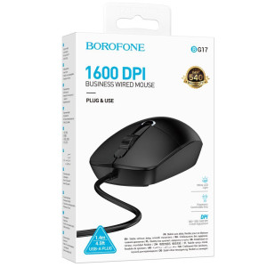 Мышь проводная Borofone BG17 Morning