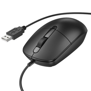 Мышь проводная Borofone BG17 Morning – Черный