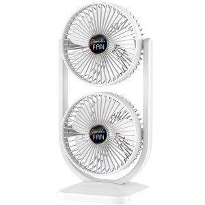 Настольный вентилятор S30 Dual-Fan 3000mAh