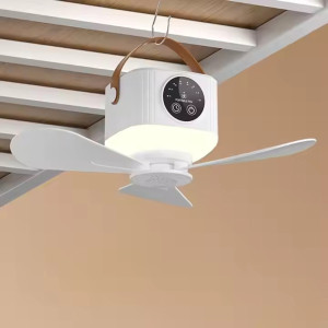 Портативний вентилятор D01 with LED and remote control 7200mAh