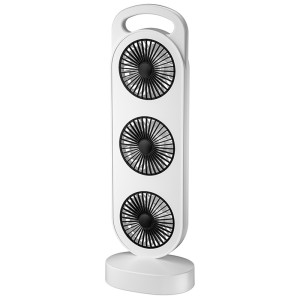 Настольный вентилятор Three Head Fan 1200 mAh – Черный