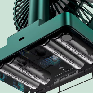 Настольный вентилятор DF11-B with clock 7200 mAh