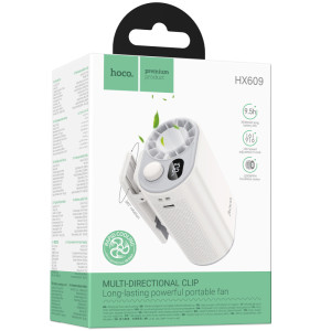 Портативный вентилятор Hoco HX609 handheld folding fan 3600 mAh