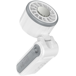 Портативный вентилятор Hoco HX604 handheld folding fan 3000 mAh – Белый