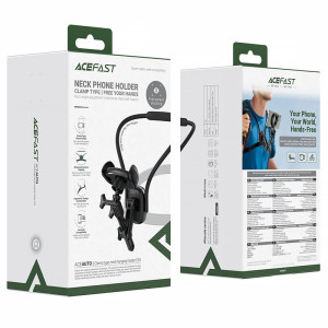 Магнитный держатель для телефона Acefast E33 neck-hanging – Черный