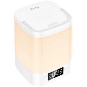 Ночник Hoco HX15 Smart + часы – Белый
