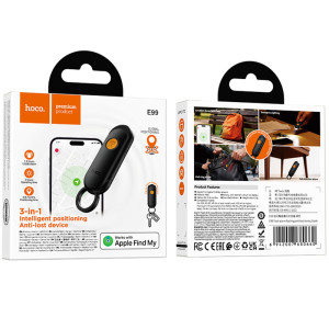 Трекер Hoco E99 Flash + сигнальная подсветка и вибросигнализация 150 mAh – Черный