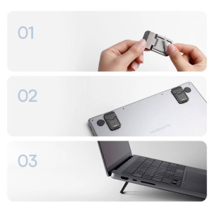 Подставка для ноутбука Baseus Slim Laptop Kickstand (2шт) (LUZC00001) – Серый