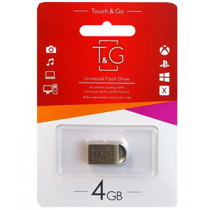 Флеш-накопитель T&G 107 Metal Series — 4GB – Серебряный