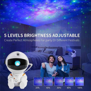 Проектор-ночник XO CF4 Astronaut Star mini – Белый