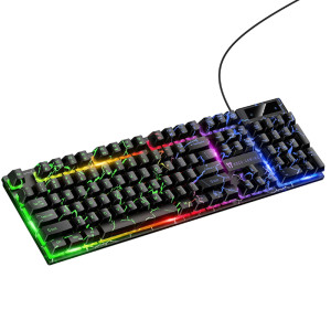 Клавиатура проводная Hoco GM701 Trofeo RGB (English Version)