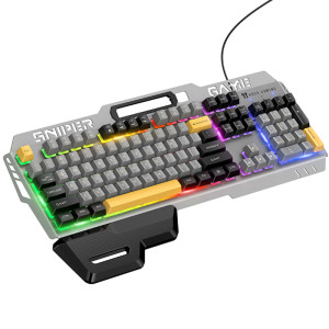 Клавиатура проводная Hoco GM702 Vistoso RGB (English Version)