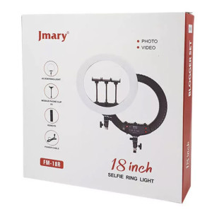 Кольцевая светодиодная LED лампа Jmary FM-18R – Черный