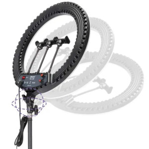 Кольцевая светодиодная LED лампа Jmary FM-21R – Черный