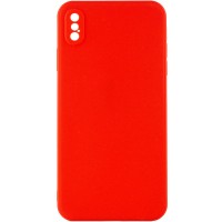 Силиконовый чехол Candy Full Camera для Apple iPhone X / XS (5.8") – Красный