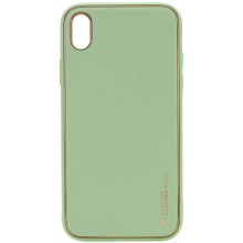 Кожаный чехол Xshield для Apple iPhone X / XS (5.8") – Зеленый