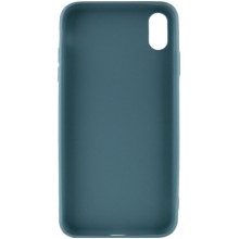 Силіконовий чохол Candy для Apple iPhone X / XS (5.8") – Синій