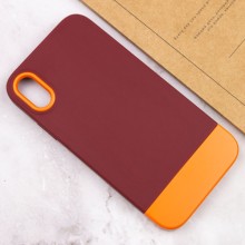 Чохол TPU+PC Bichromatic для Apple iPhone X / XS (5.8") – Brown burgundy