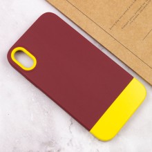 Чохол TPU+PC Bichromatic для Apple iPhone X / XS (5.8") – Brown burgundy