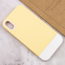 Чохол TPU+PC Bichromatic для Apple iPhone X / XS (5.8") – Creamy-yellow