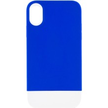 Чохол TPU+PC Bichromatic для Apple iPhone X / XS (5.8") (Navy Blue)