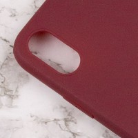 Силиконовый чехол Candy для Apple iPhone X / XS (5.8") – Бордовый