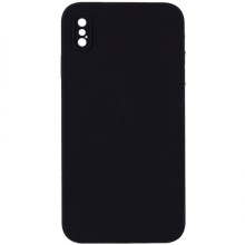 Silicone Case Square Full Camera Protective (AA) NOLOGO для Apple iPhone X / XS (5.8")